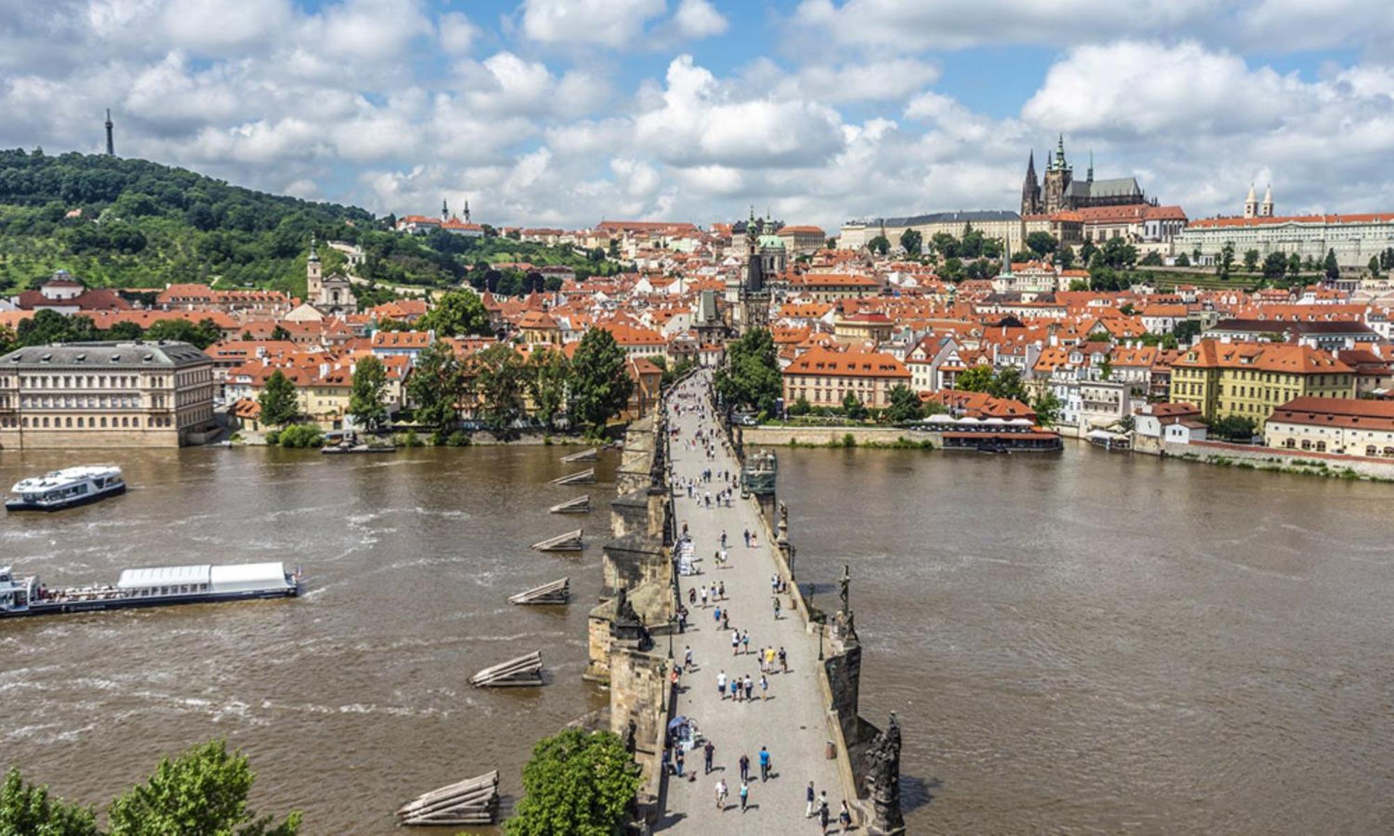 Terrace apartment in Malostranské náměstí Praha Exteriér fotografie